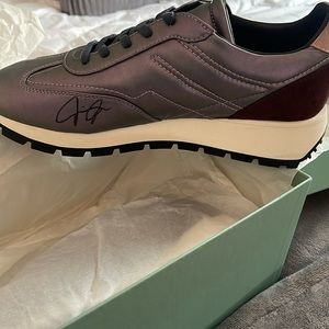 Koio Italian leather sneakers signed by Joe Jonas with his collab